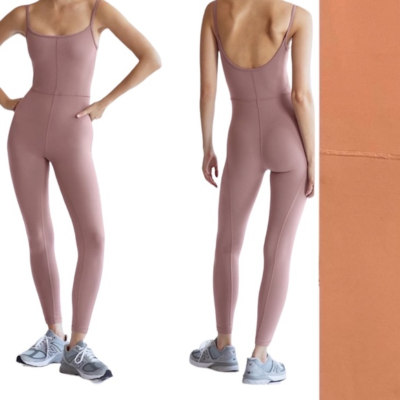 Wilfred Pants - Wilfred Free | Divinity Jumpsuit Coral Sleeveless Legging Jumpsuit Size Medium